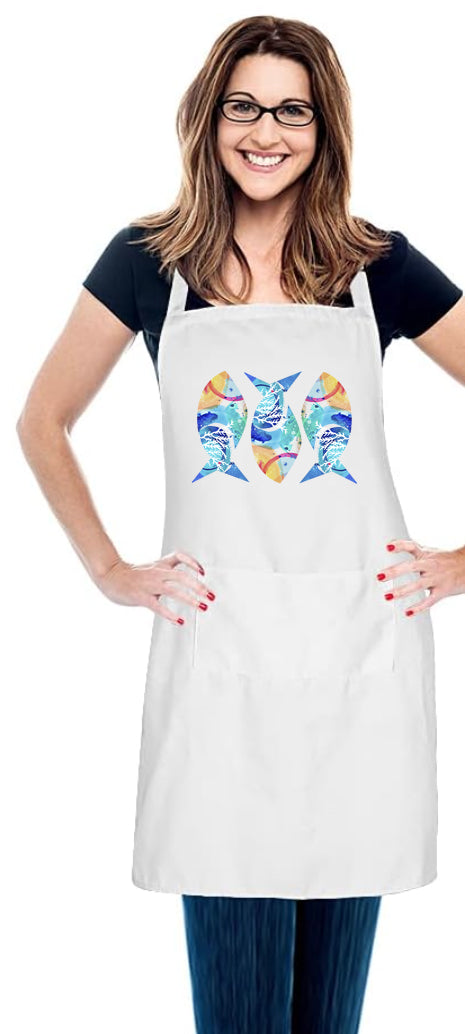 Abstract Fish Apron