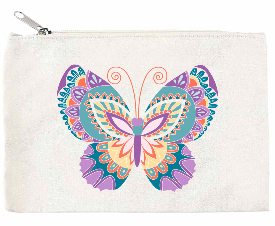 Butterfly Zippered Pouch