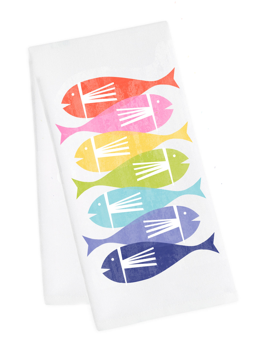 Contemporary Fish Tea Towel