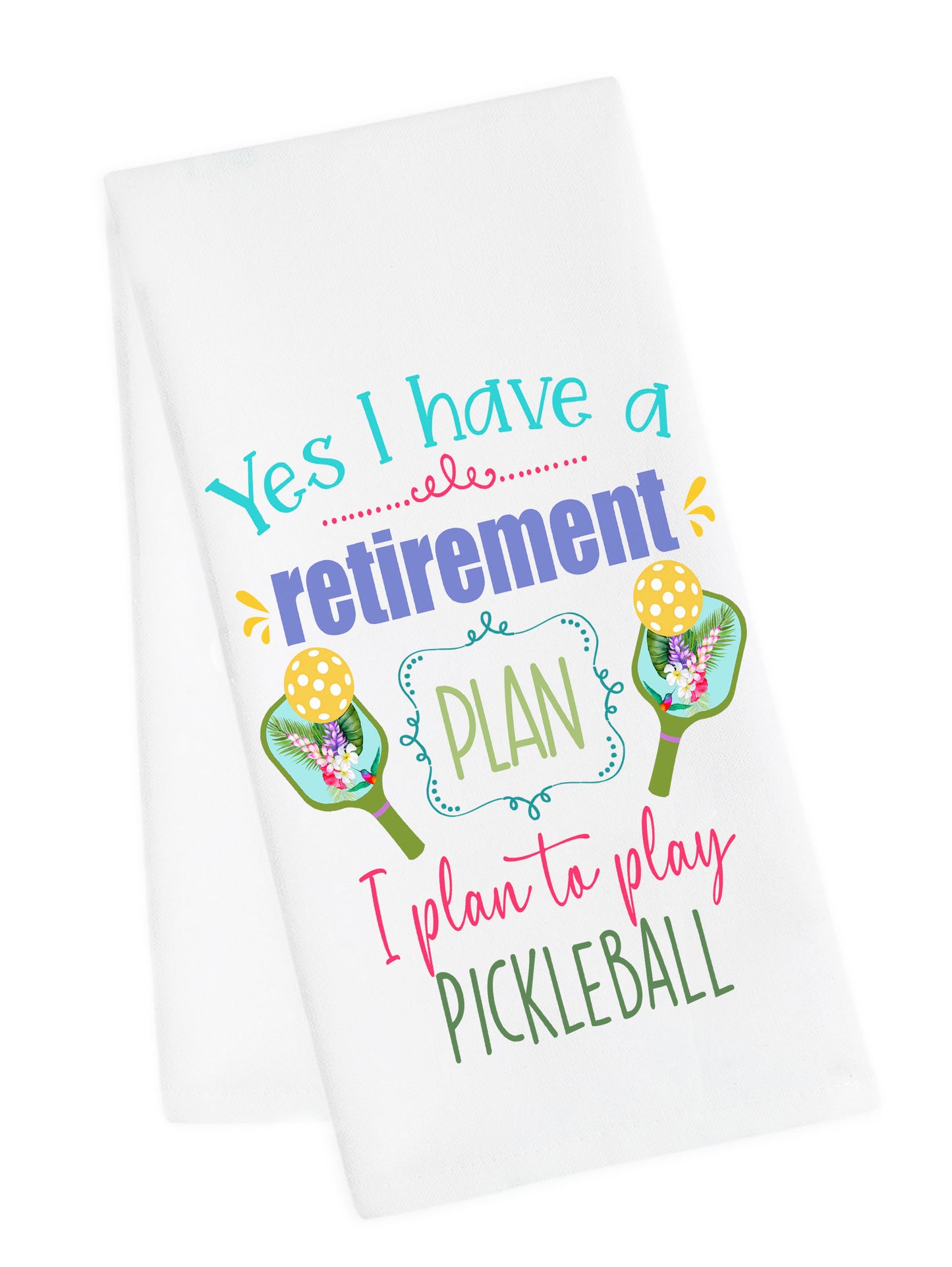 Pickleball Tea Towel