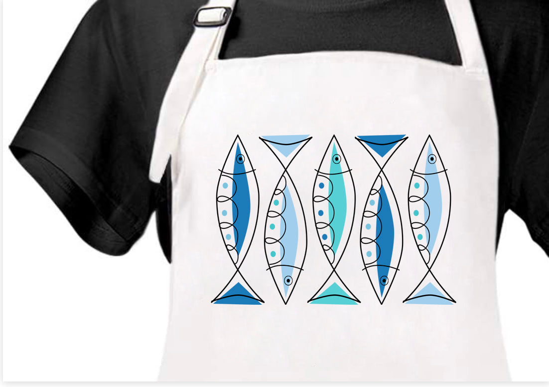 Modern Fish Apron