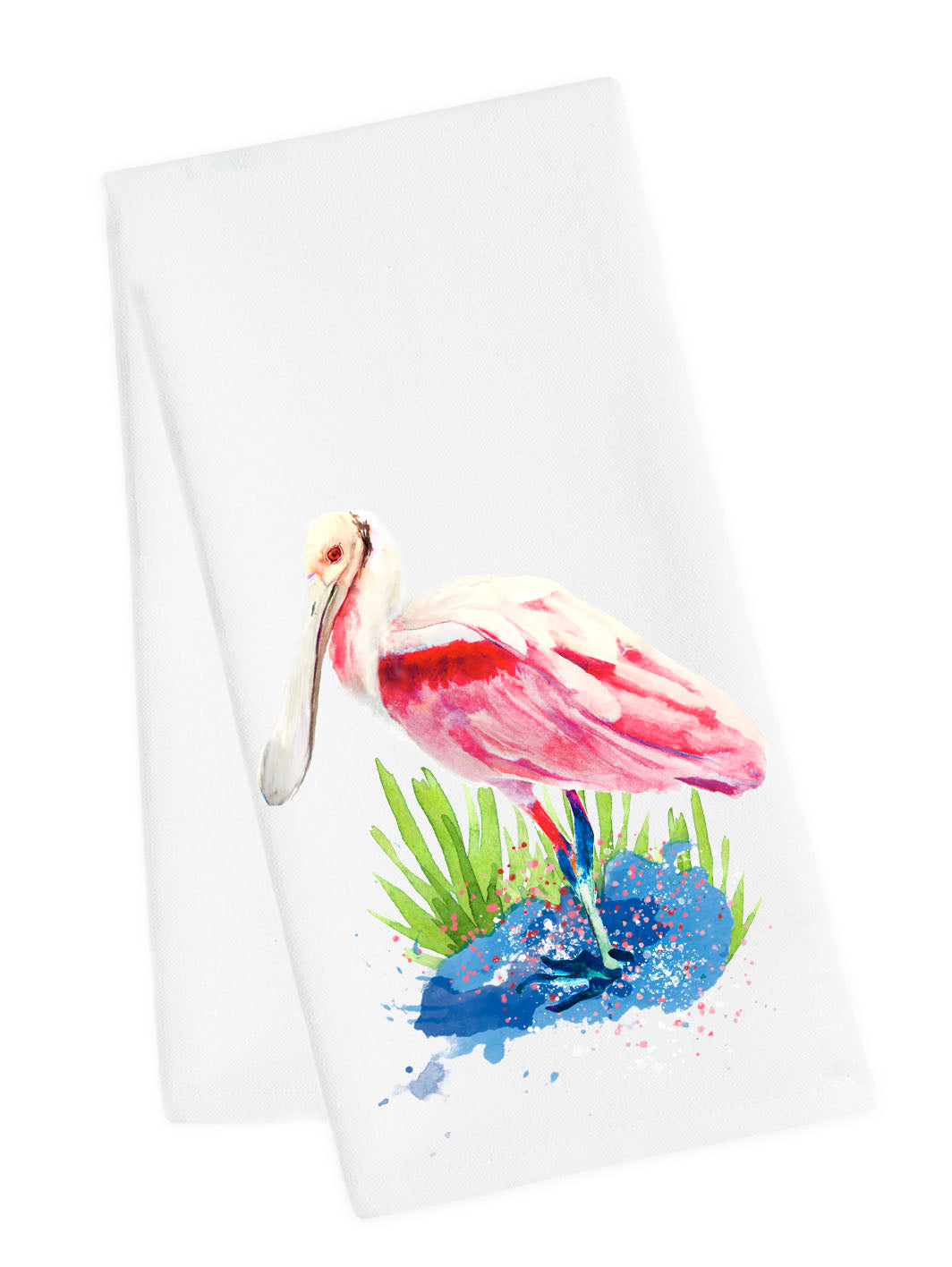 Roseate Spoonbill Tea Towel
