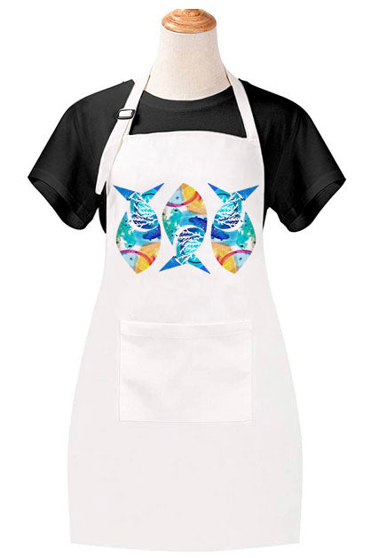 Abstract Fish Apron