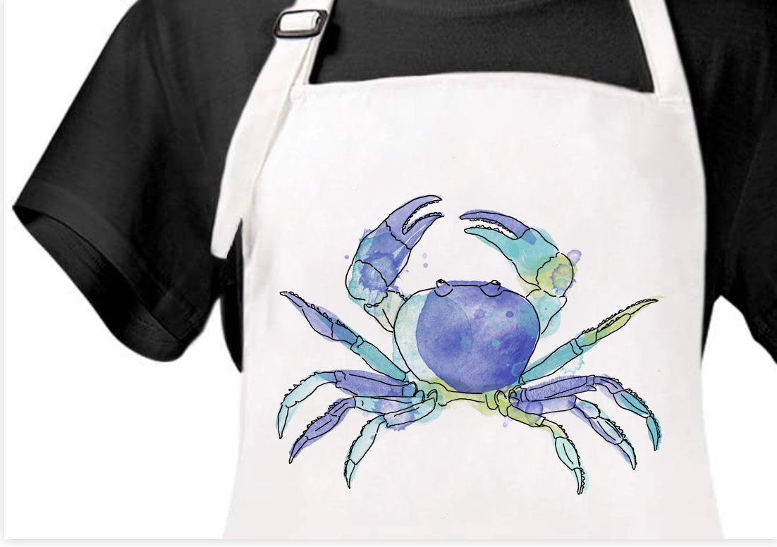 Blue Crab Apron