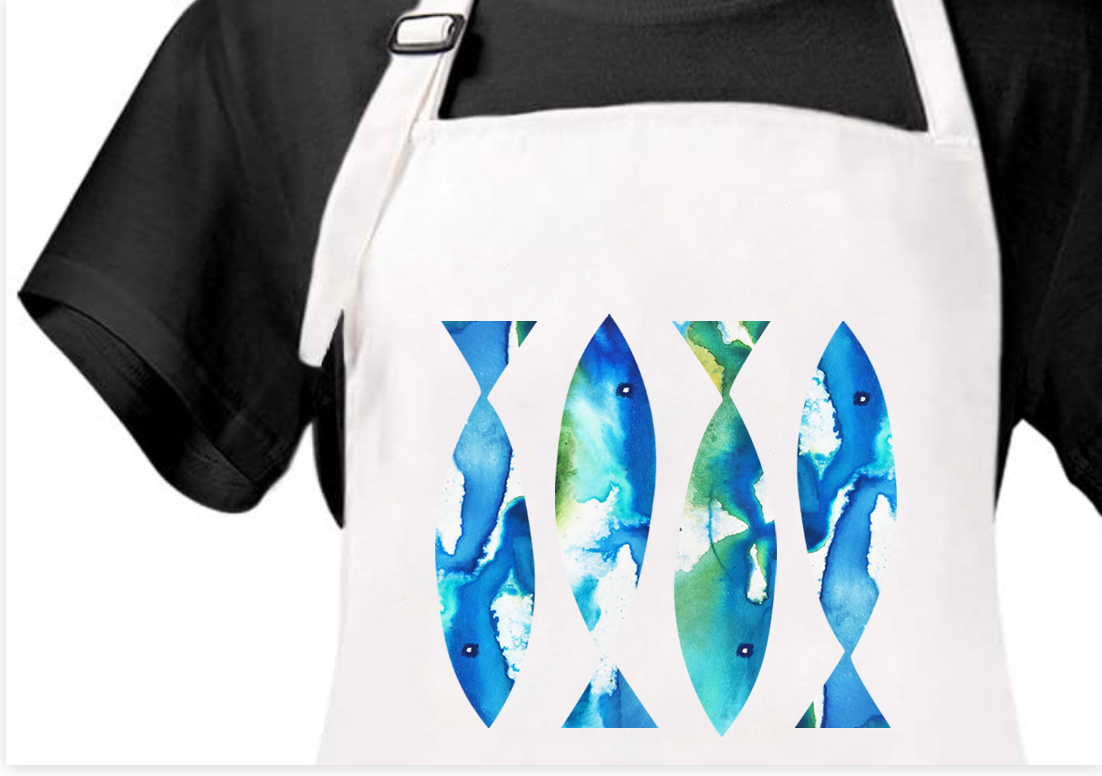 Ocean Fish Apron