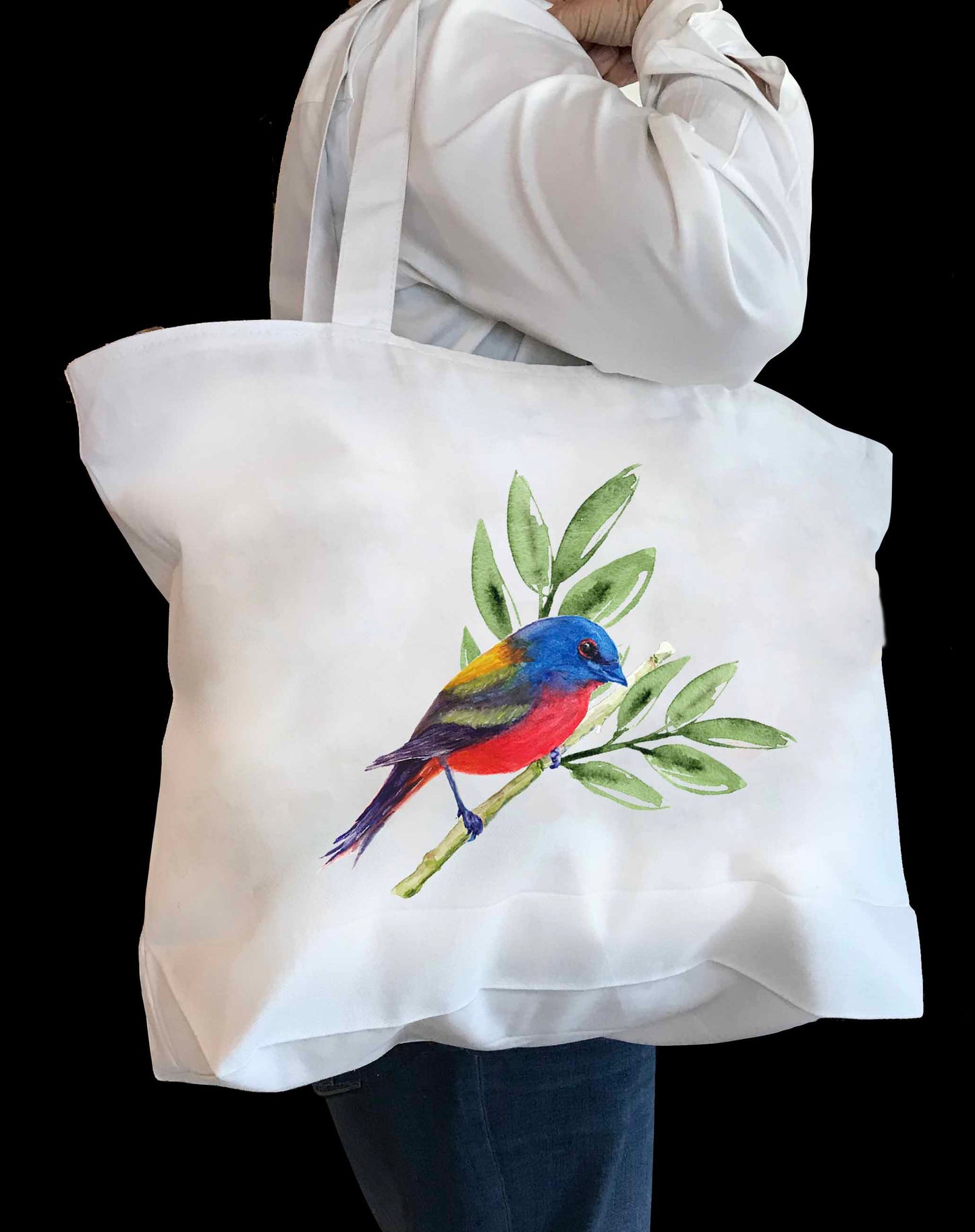 Painted Bunting Tote Bag