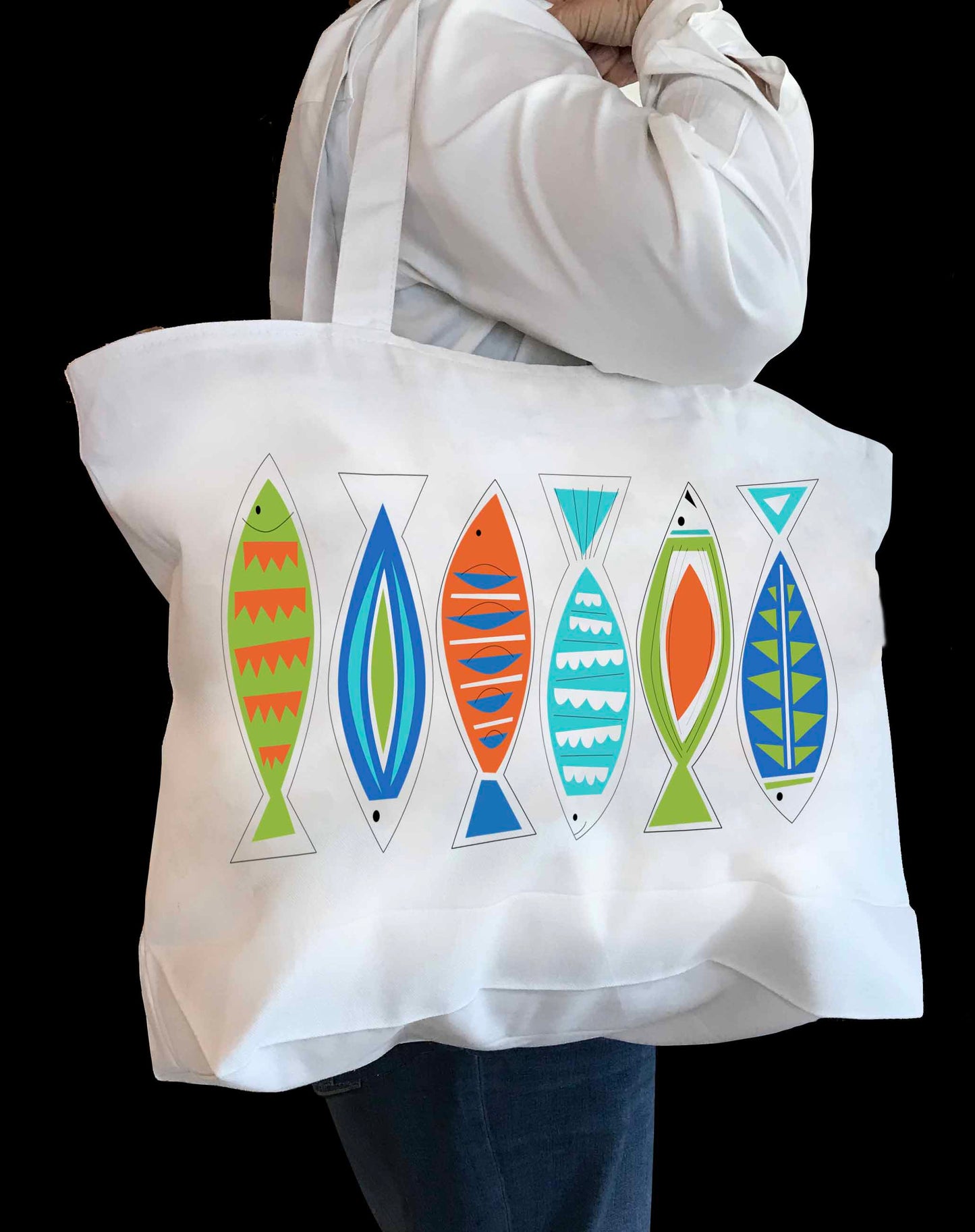 Six Fish Tote Bag