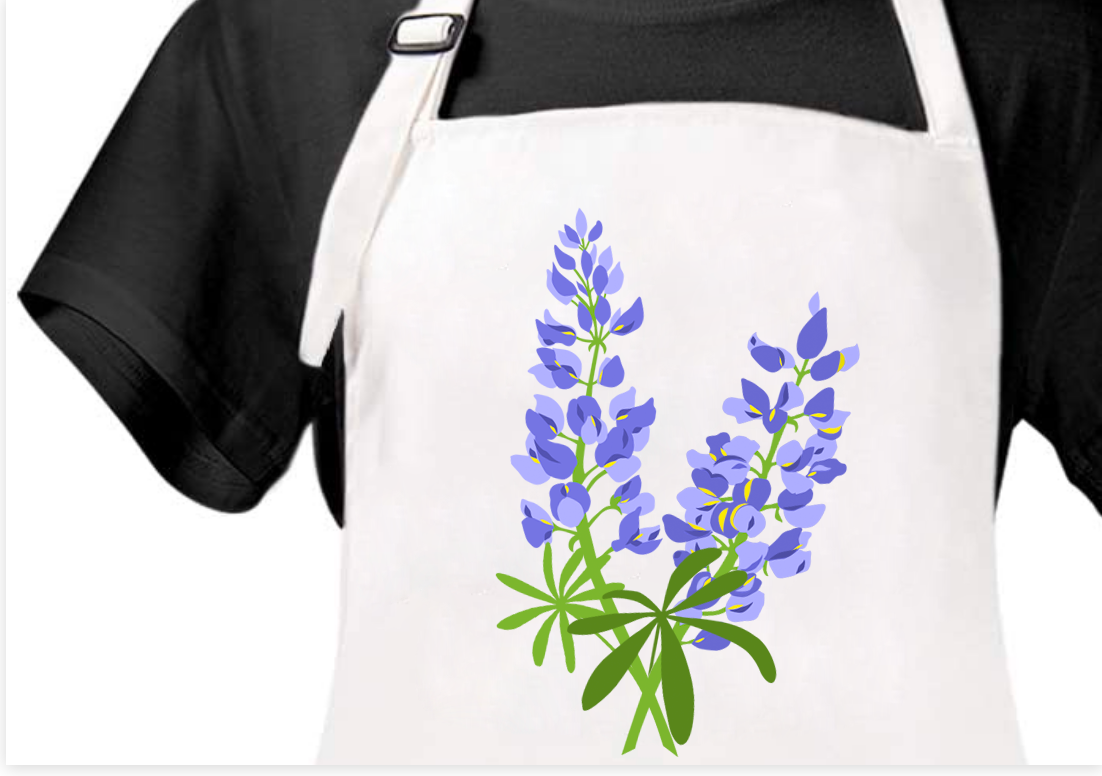 Bluebonnet Apron