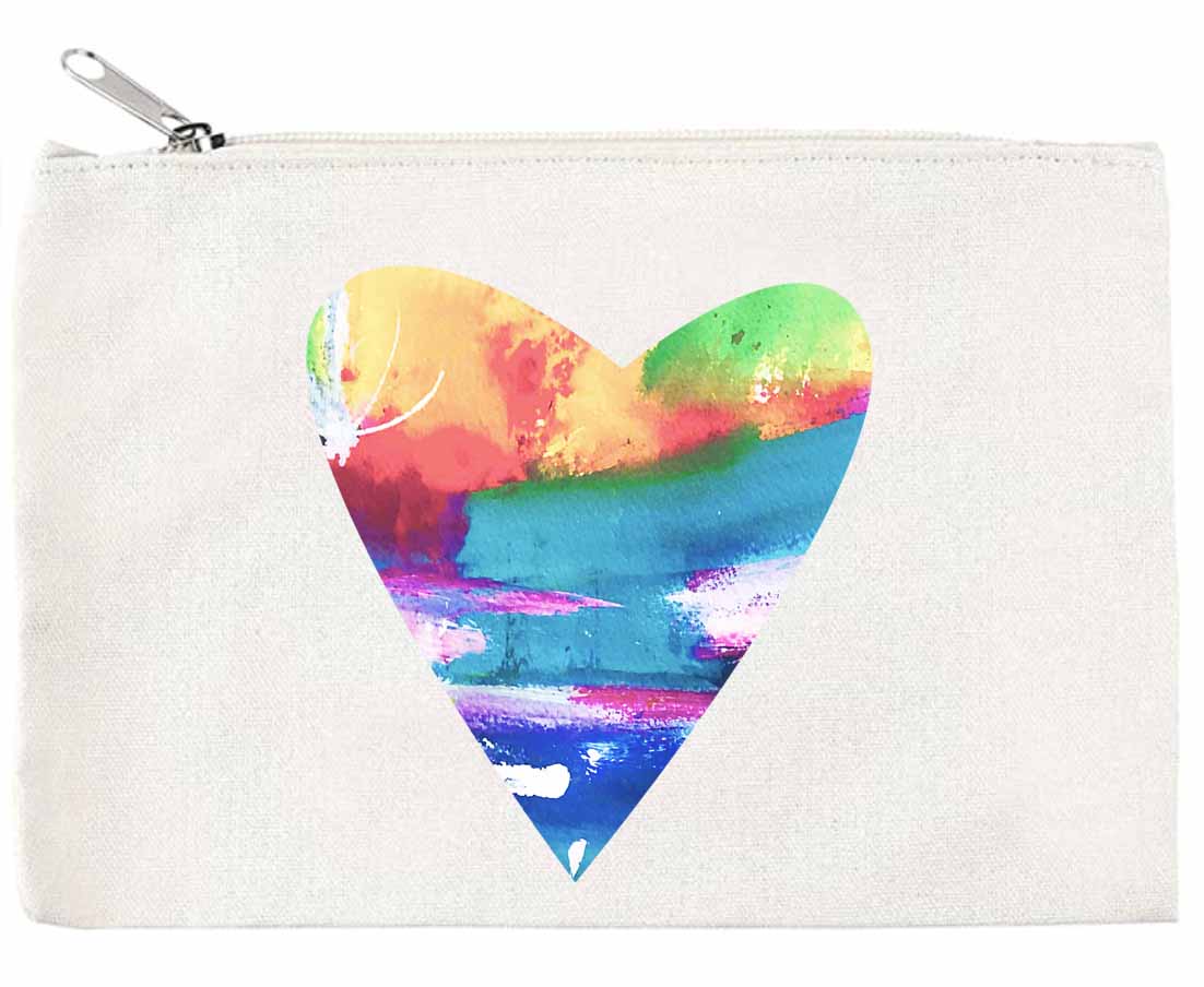 Heart Zippered Pouch