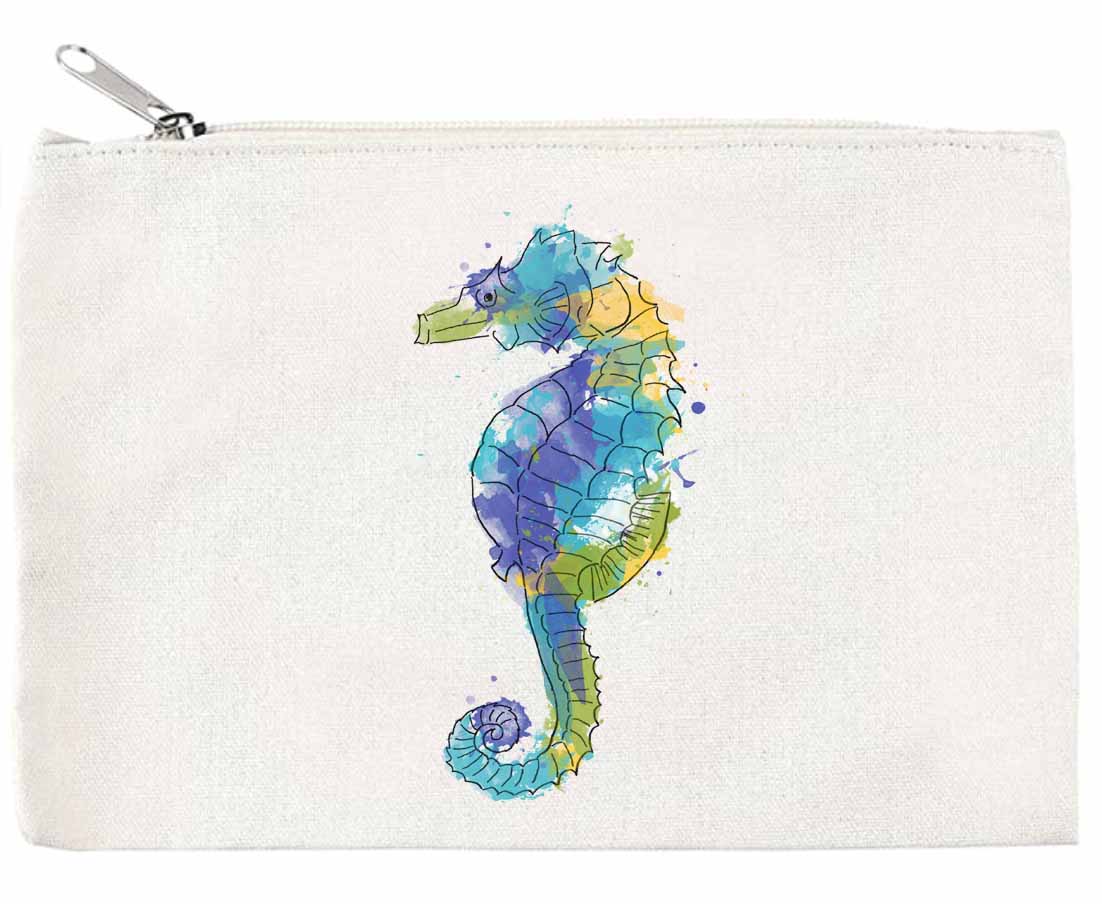 Seahorse Zippered Pouch