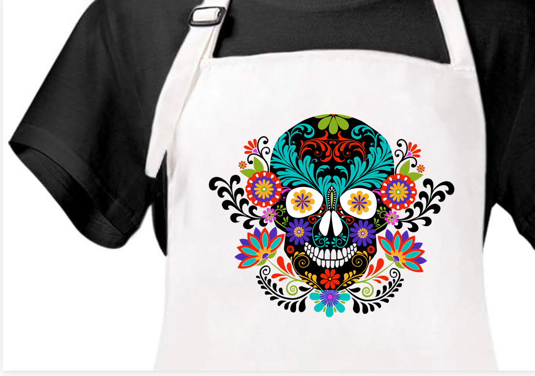 Sugar Skull Apron