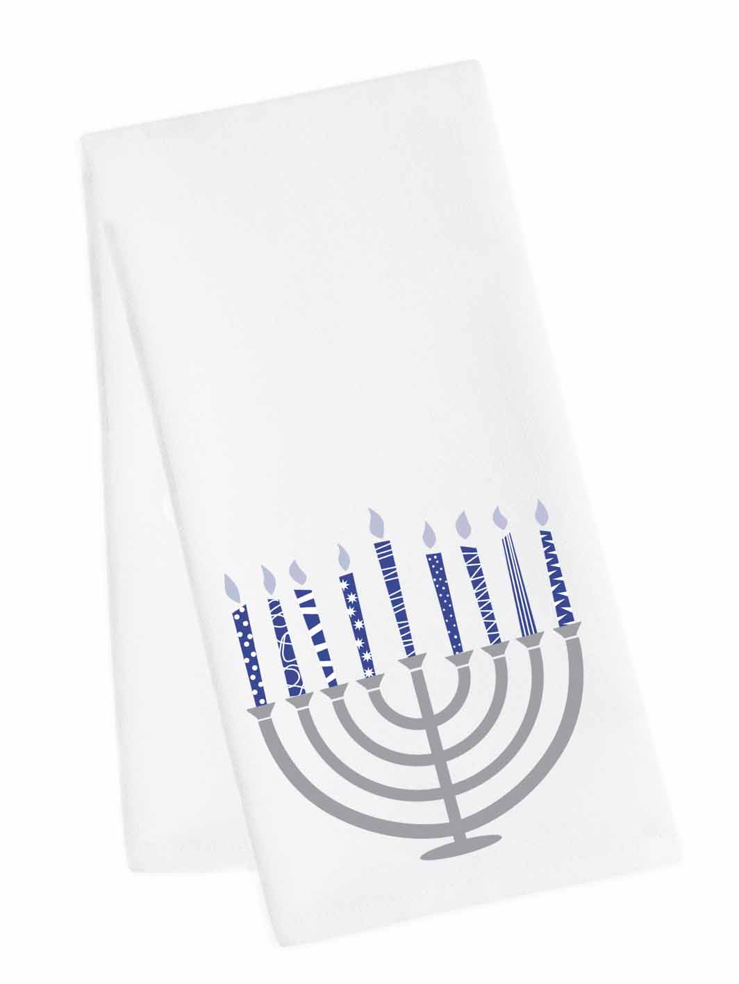 Menorah Tea Towel