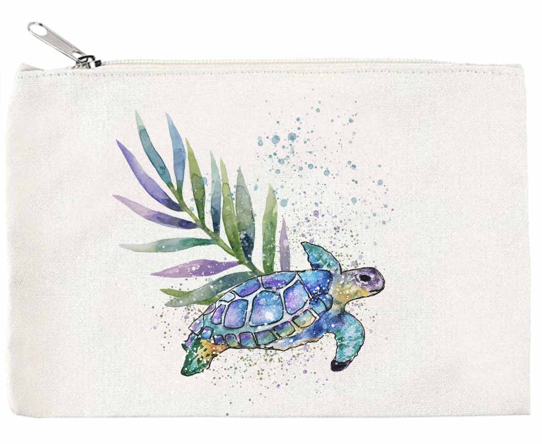 Ocean Sea Turtle Zippered Pouch