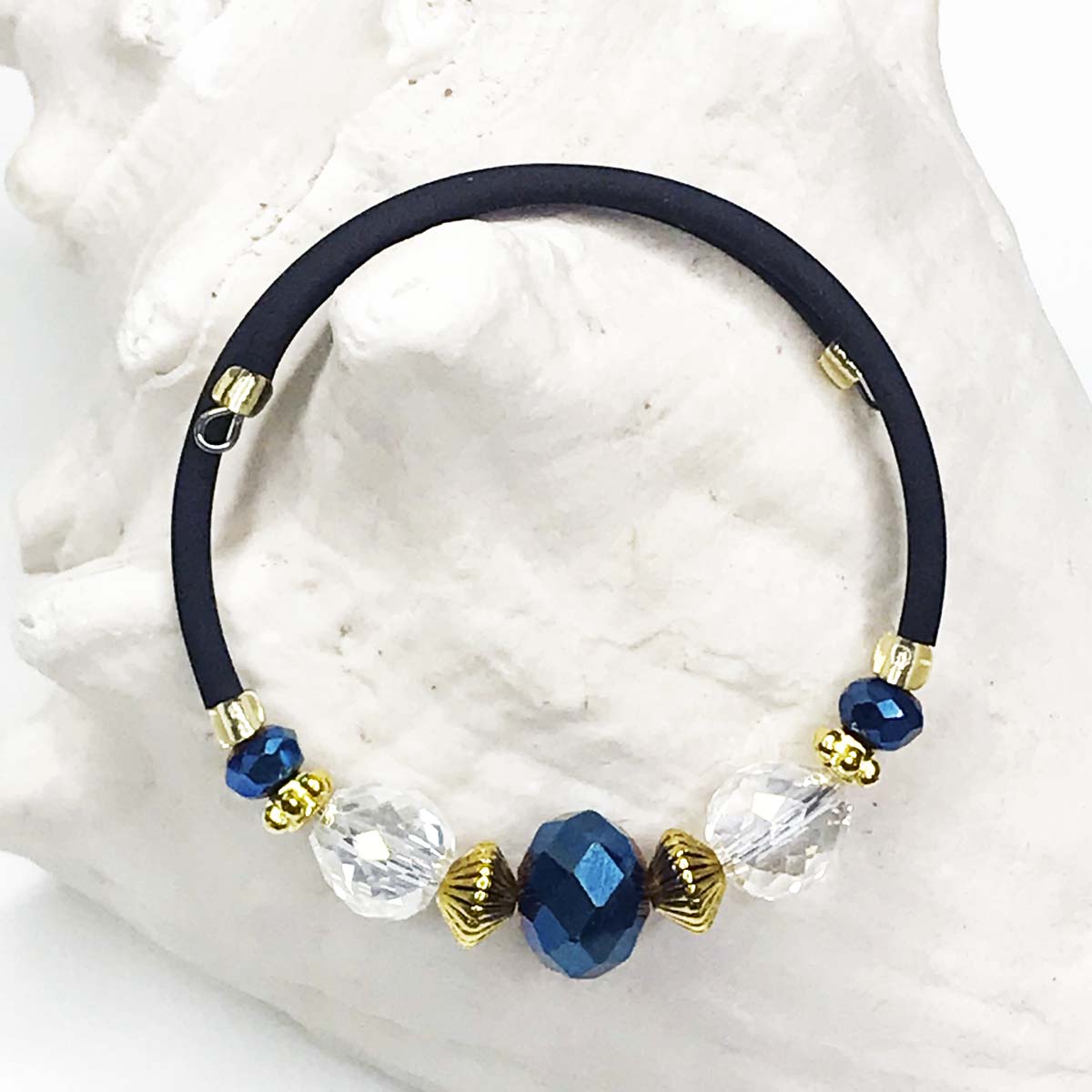Blue Glass Bracelet