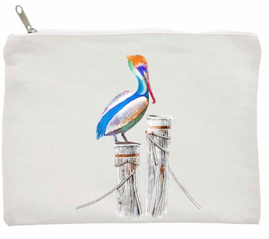 Pelican on Post Zippered Pouch