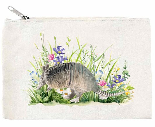 Armadillo Zippered Pouch