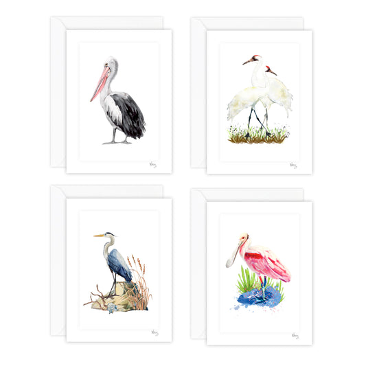 Coastal Birds Greeting Card Set