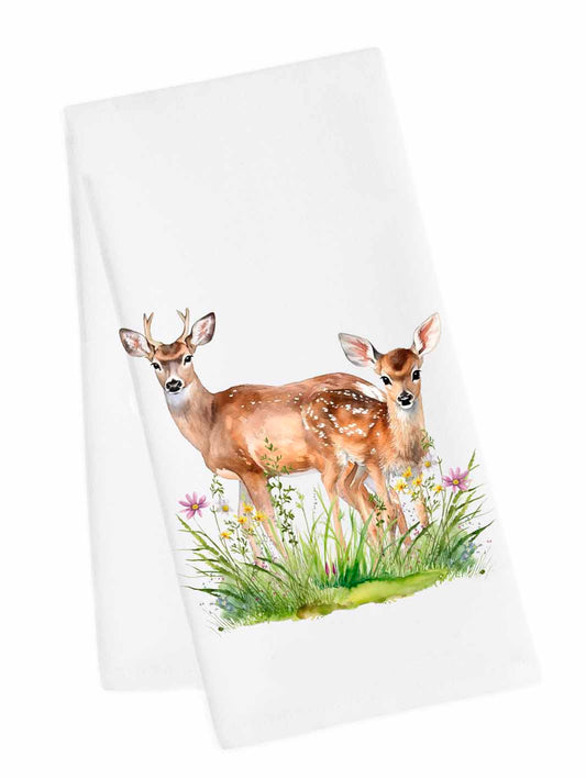 Deer Tea Towel, Deer Hand Towel