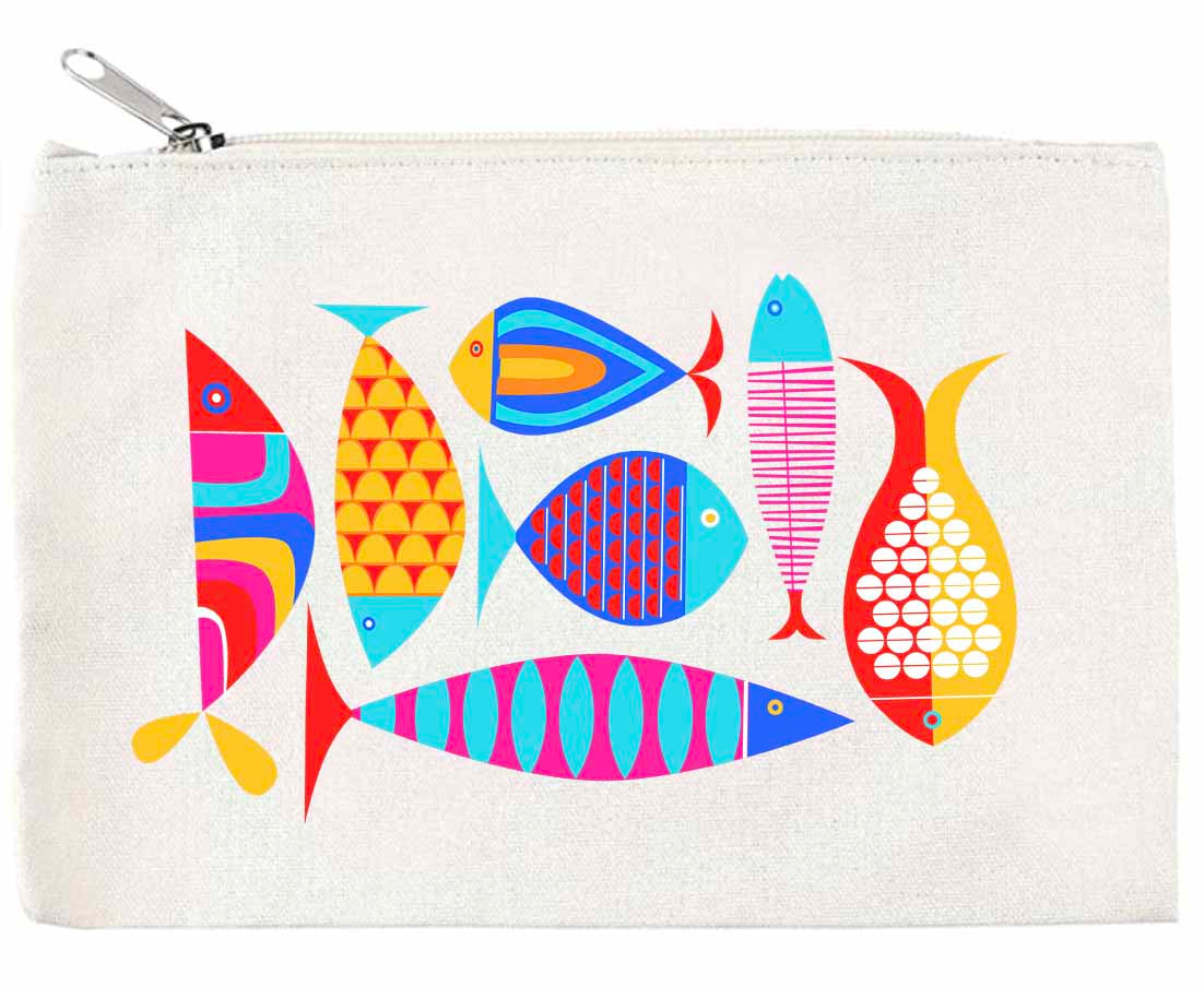 Fish Zippered Pouch