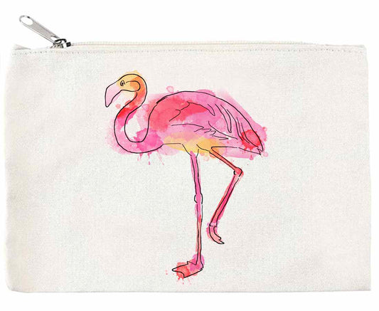 Flamingo Zippered Pouch