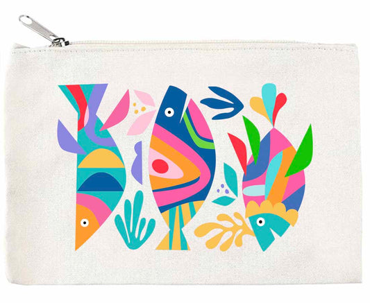 Fun Fish Zippered Pouch