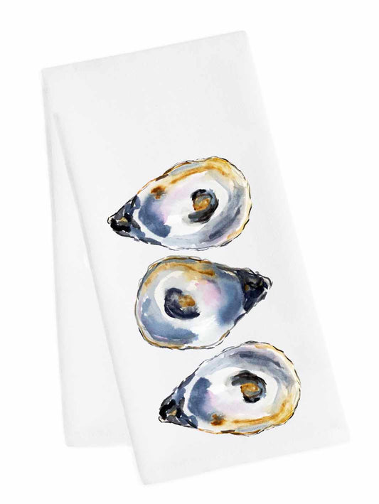 Oyster Trio Tea Towel