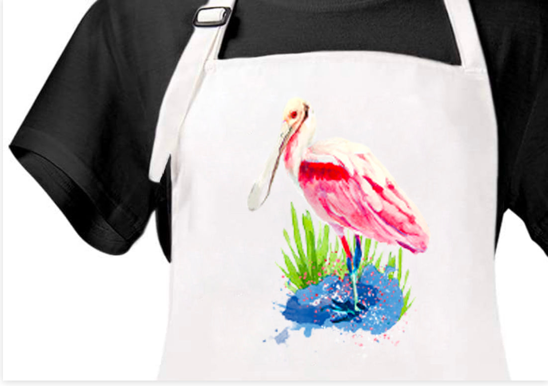 Roseate Spoonbill Apron