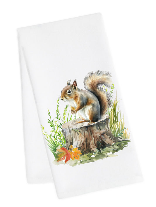 Squirrel Tea Towel, Hand Towel, Dish Towel