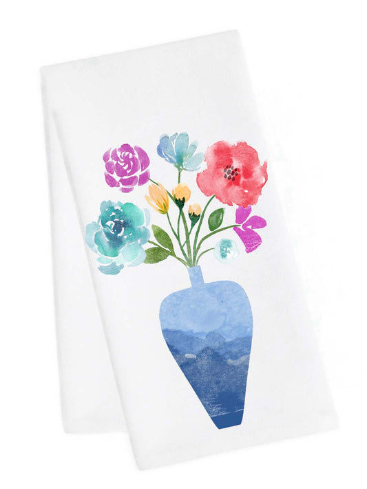 Flower Vase Tea Towel