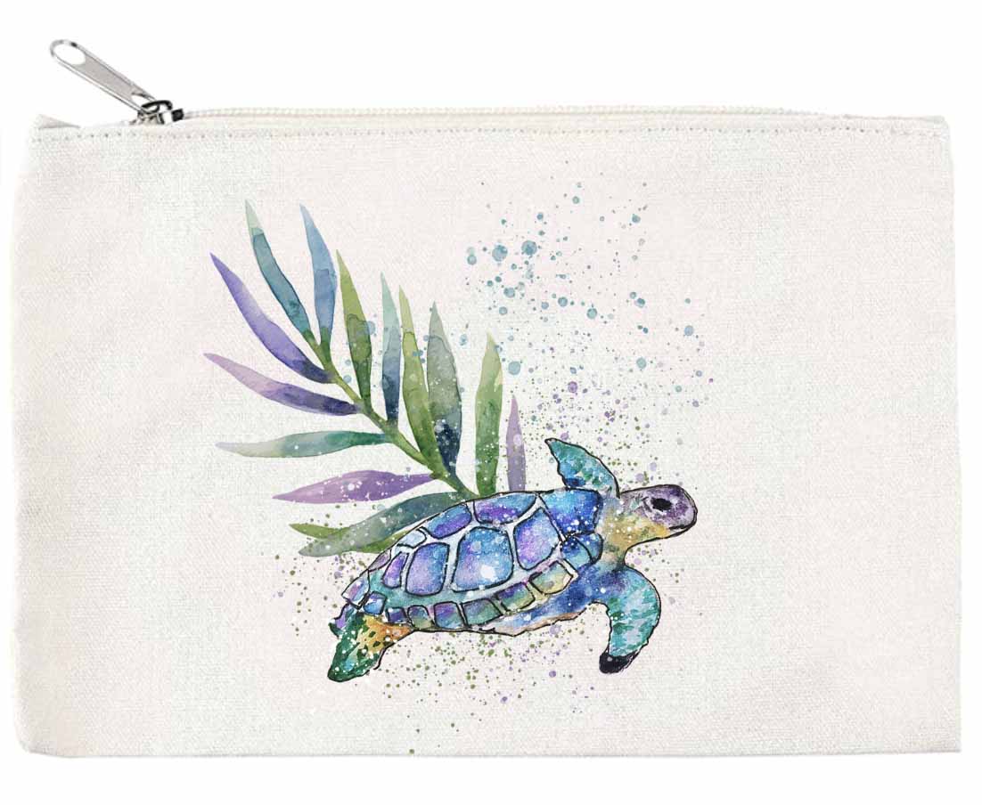 Ocean Turtle Zippered Pouch